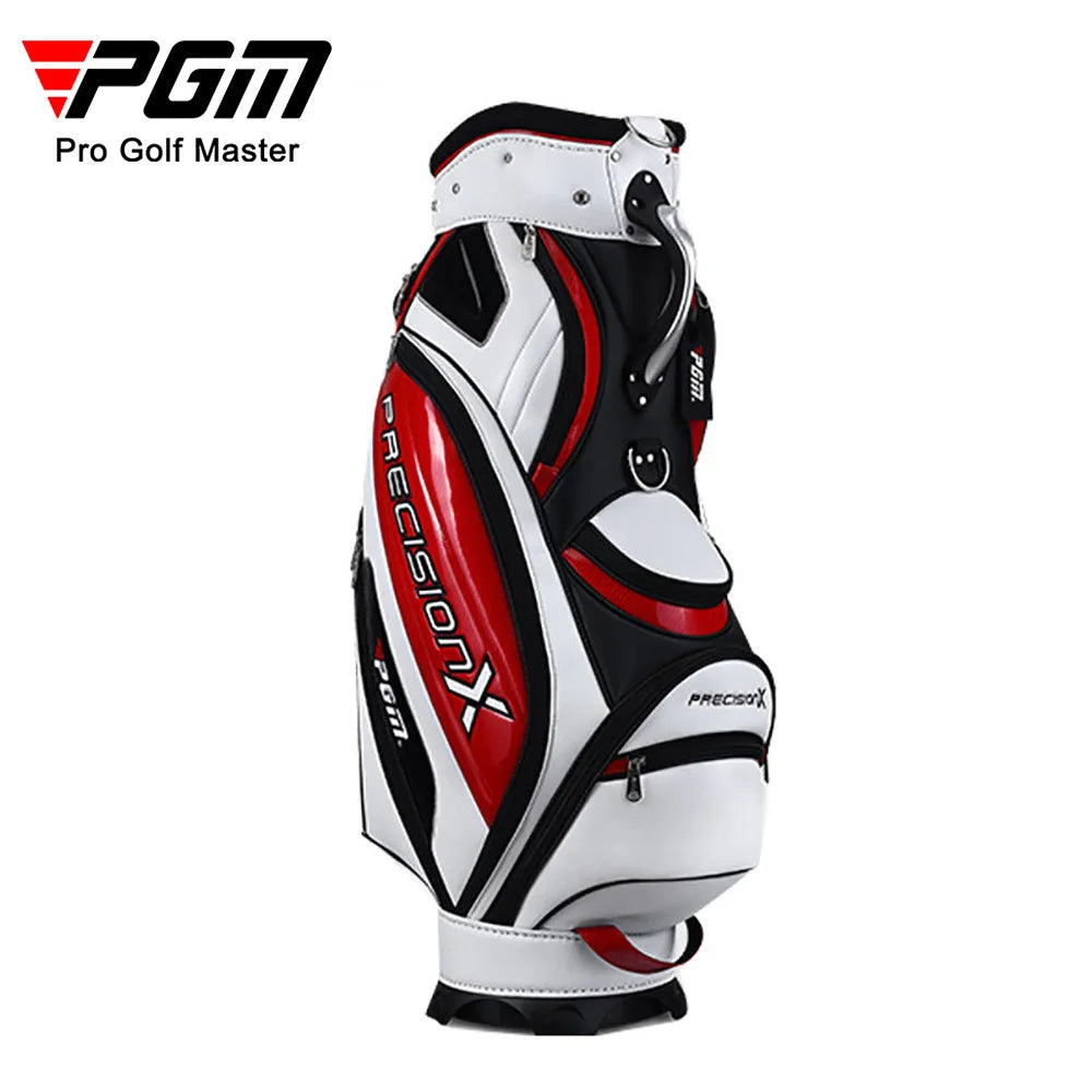 PGM Men Profession Golf Standard Ball Package Multifunctional Golf Clubs Bag PU Leather Waterproof QB034