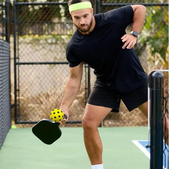 Pickleball 74MM Durable soft PU foam Outdoor Quiet Pickleballs 30g Outdoor for Competition Pickleball Training