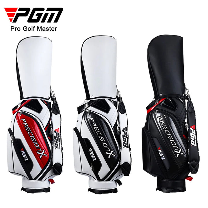 PGM Men Profession Golf Standard Ball Package Multifunctional Golf Clubs Bag PU Leather Waterproof QB034