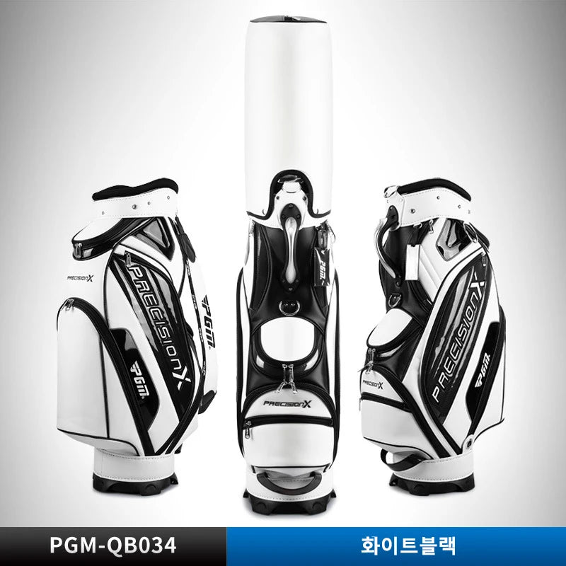 PGM Men Profession Golf Standard Ball Package Multifunctional Golf Clubs Bag PU Leather Waterproof QB034