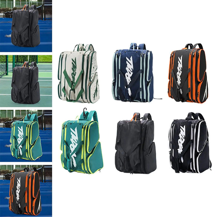 Pickleball Bag Pickleball Backpack with Separate Shoe Tote Paddle Bag for