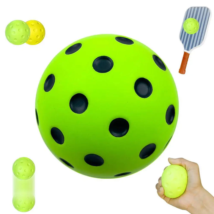 Pickleball 74MM Durable soft PU foam Outdoor Quiet Pickleballs 30g Outdoor for Competition Pickleball Training