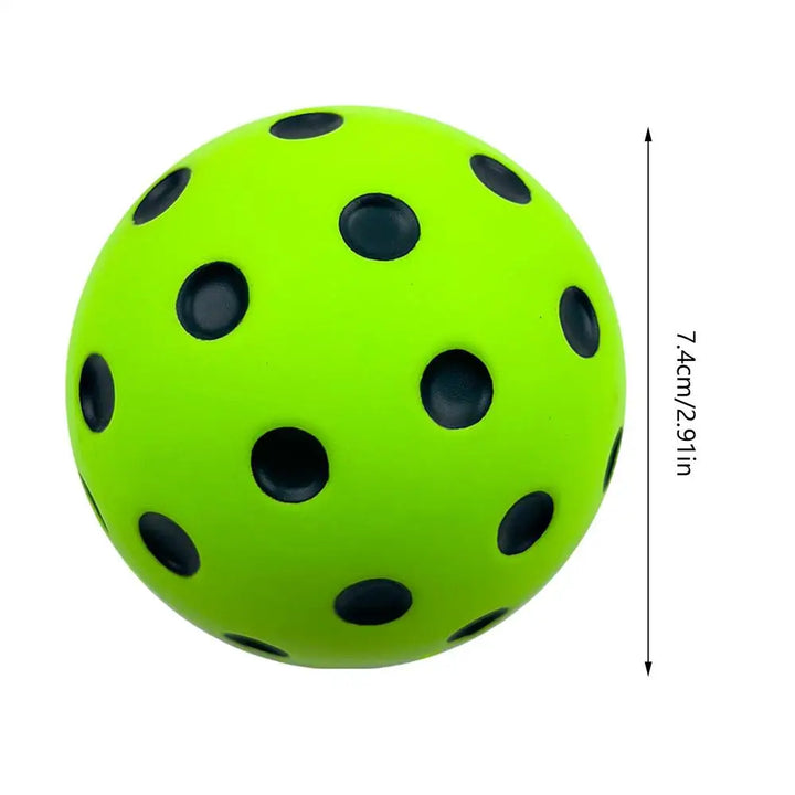 Pickleball 74MM Durable soft PU foam Outdoor Quiet Pickleballs 30g Outdoor for Competition Pickleball Training