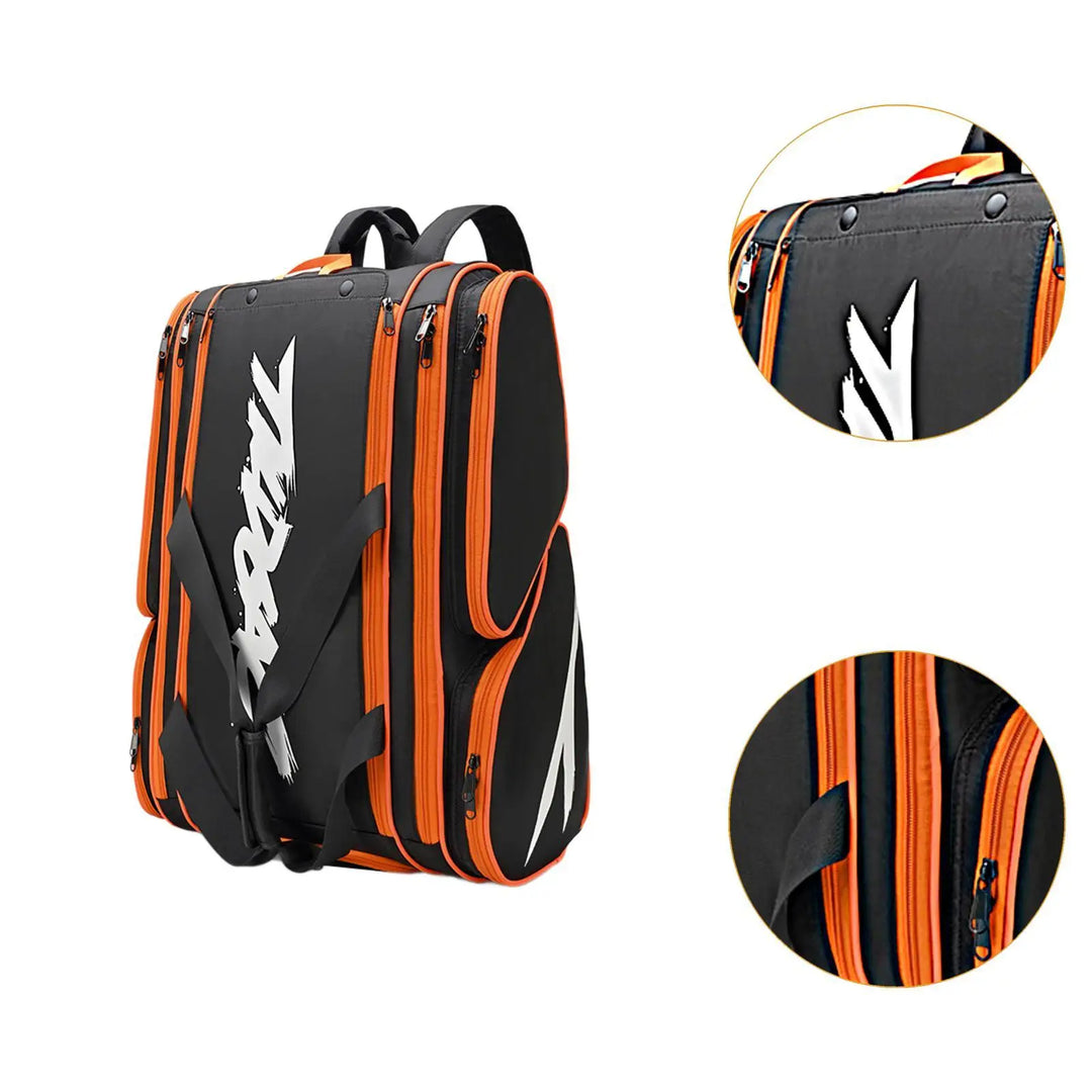 Pickleball Bag Pickleball Backpack with Separate Shoe Tote Paddle Bag for