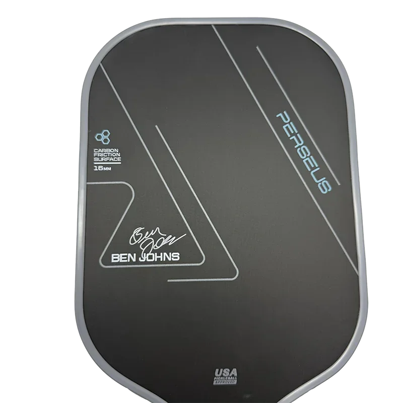 USAPA Approved Ben Johns Perseus CFS 16mm Thermoforming 3 Layer T700 Raw Carbon Fiber Pickleball Paddle Professional Hot Sale