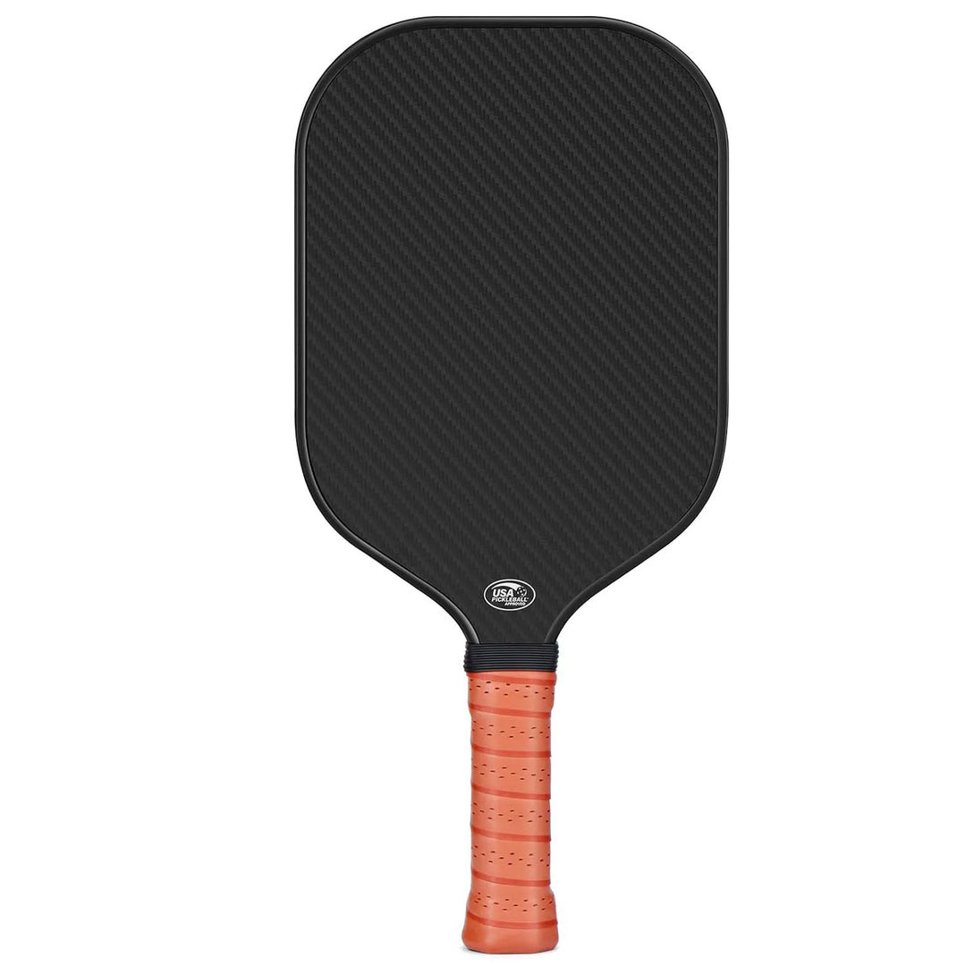Pickleball Paddle 3K All Carbon Fiber Carbon Friction Surface 16mm 13mm Polymer Honeycomb Core Enhanced Power&Spin&Control, New
