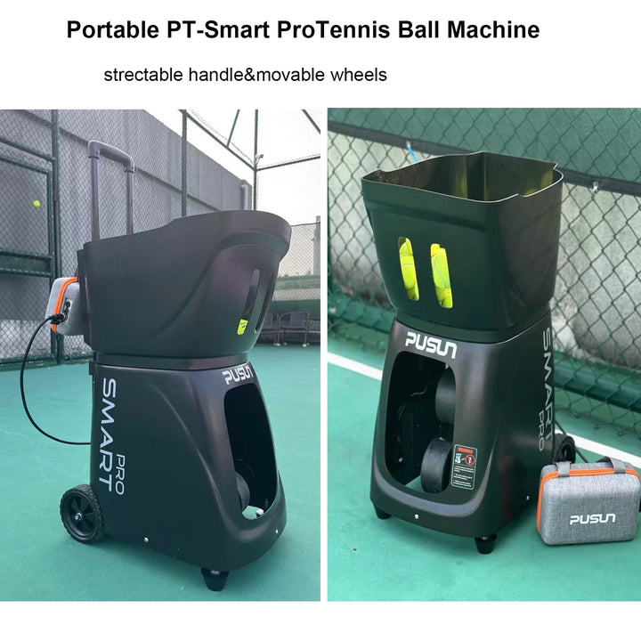 PUSUN Pickleball Machine, PP-Smart Pro Pickleball Machine for Professional Pickleball & Tennis, Support App&Remote Control, Hold 85+Balls