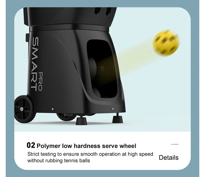 PUSUN Pickleball Machine, PP-Smart Pro Pickleball Machine for Professional Pickleball & Tennis, Support App&Remote Control, Hold 85+Balls