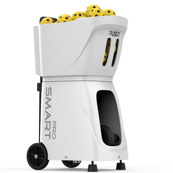 PUSUN Pickleball Machine, PP-Smart Pro Pickleball Machine for Professional Pickleball & Tennis, Support App&Remote Control, Hold 85+Balls