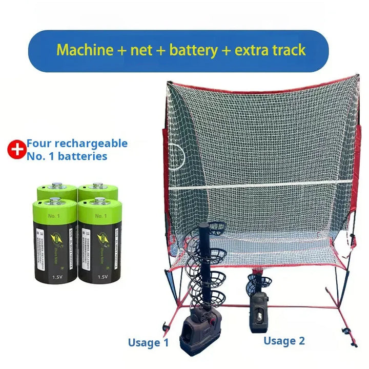 2024 Newest Pickleball Automatic Ball Serving Machine Trainer Lightweight Height Adjustable Can Be Rotated Left And Right